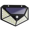 Upgraded 100LED Solar Powered Wall Lamp, PIR Motion Sensor Outdoor Security Light, IP65 Waterproof Solar Garden Light