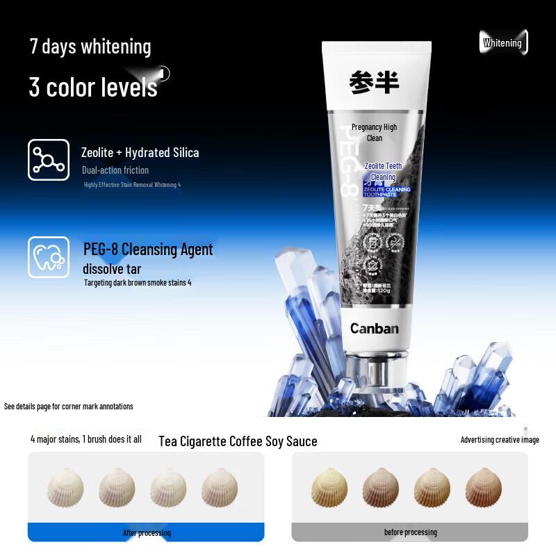 Canban Zeolite Whitening & Fresh Breath Toothpaste