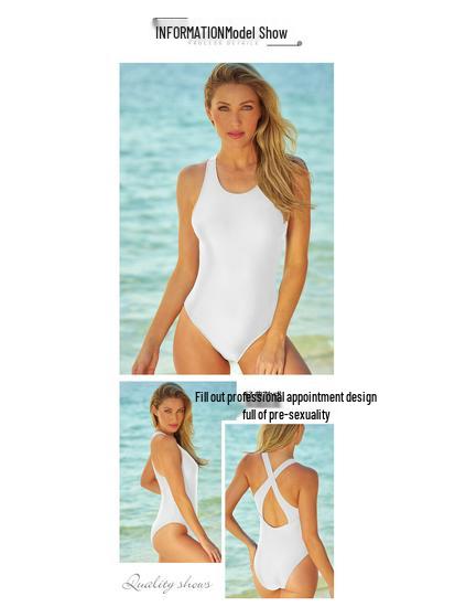 2024 European & American Plus Size Women's One-Piece Swimsuit