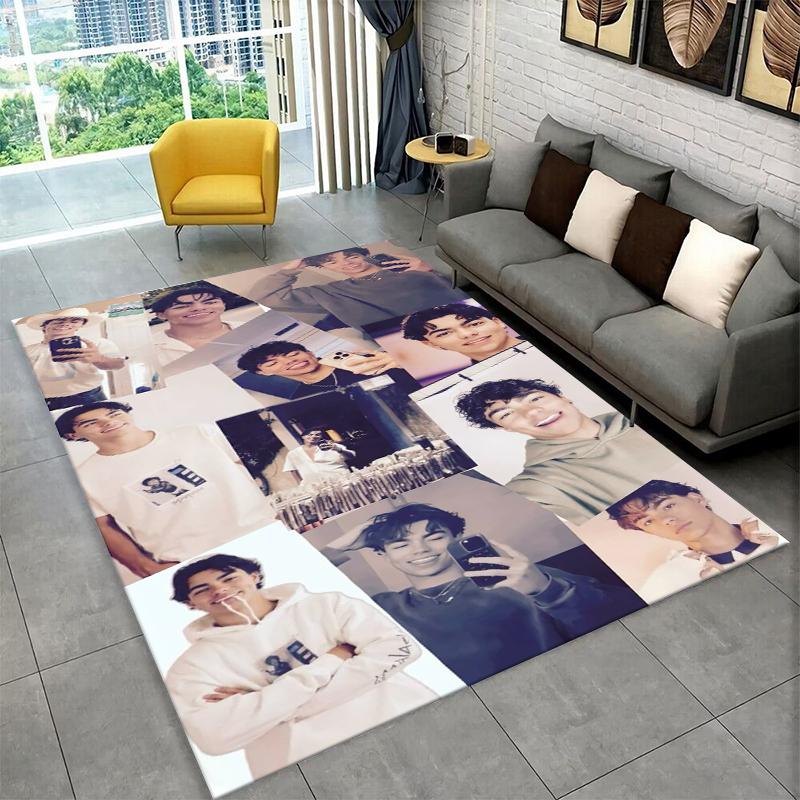 Fashion Malachi Barton Star Non-Slip Area Rug for Living Room,Bedroom,Playroom,Soft Carpet Floor Mat Home Decor Rug Kids Room