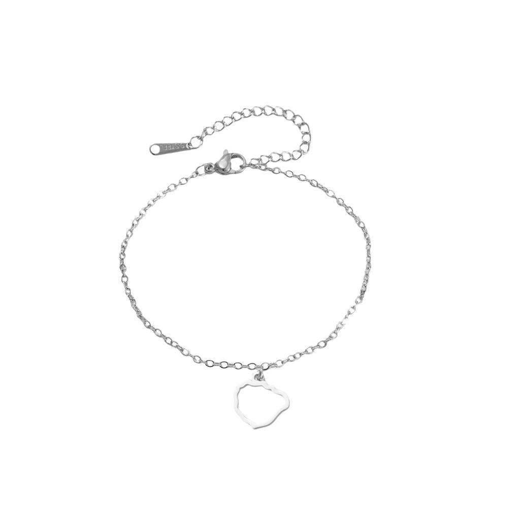 Stainless Steel Canary Islands Bracelet La Palma Ei Hierro La Gomera Tenerife Gran Canaria Fuerteventura Lanzarote Bracelet