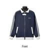 Men's Retro Striped Patchwork Baseball Jacket - Autumn/Winter Plus Velvet Cardigan