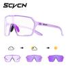 SCVCN Cycling Glasses Fashion Sunglasses for Men Photochromic Women Bike Mountain Road Bicycle Eyewear Cycle Goggles UV400 MTB