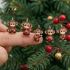 Holiday Box Christmas Monkey Advent Calendar, 24 Days Countdown Calendar with 2D Acrylic Collectible Figurine Ornament, Funny Animal Xmas Tree Hanging