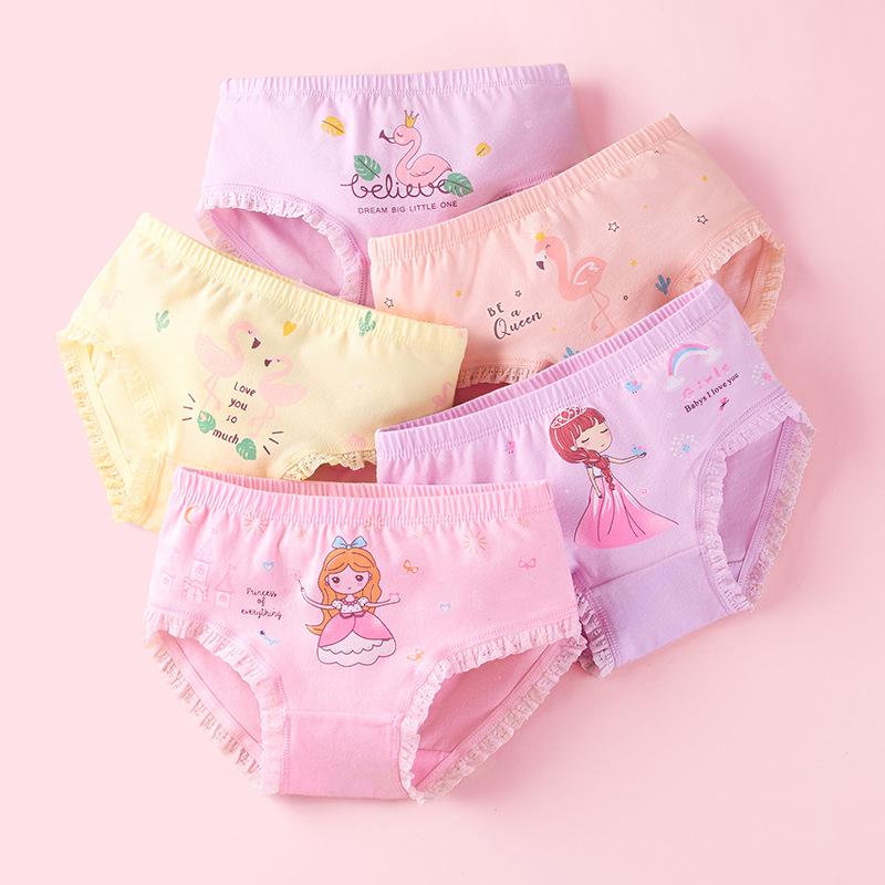 Girls' A-Class Cotton Summer Panties - Toddler to Big Kid Boxer Briefs