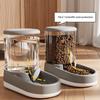 Dog Water Dispenser with 3.8L Large Capacity, Automatic Cat Feeder, Large-sized Pet Automatic Feeding and Drinking Water Device
