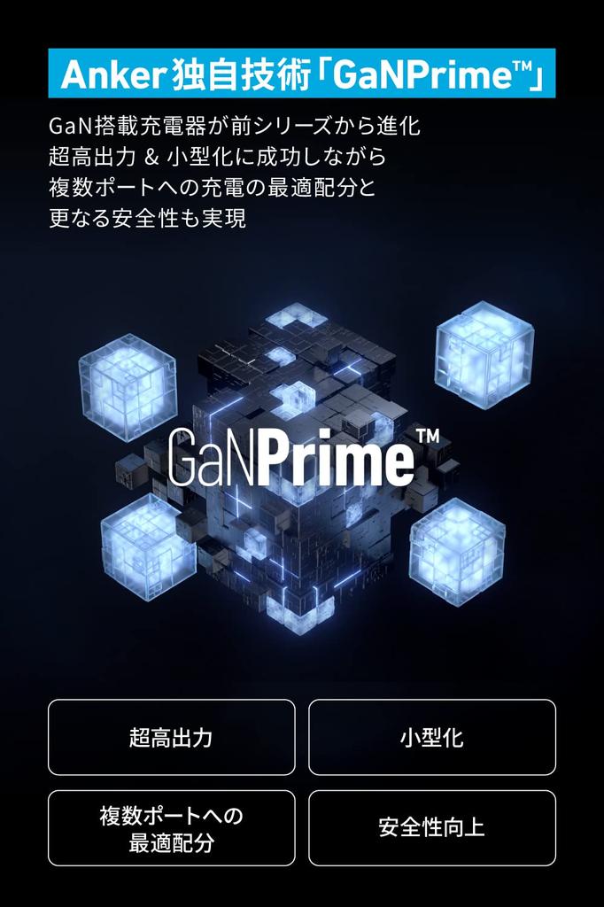 Anker 615 USB Power Strip (GaNPrime 65W) (USB Strip, Power Strip, Extension Cord) (Black)