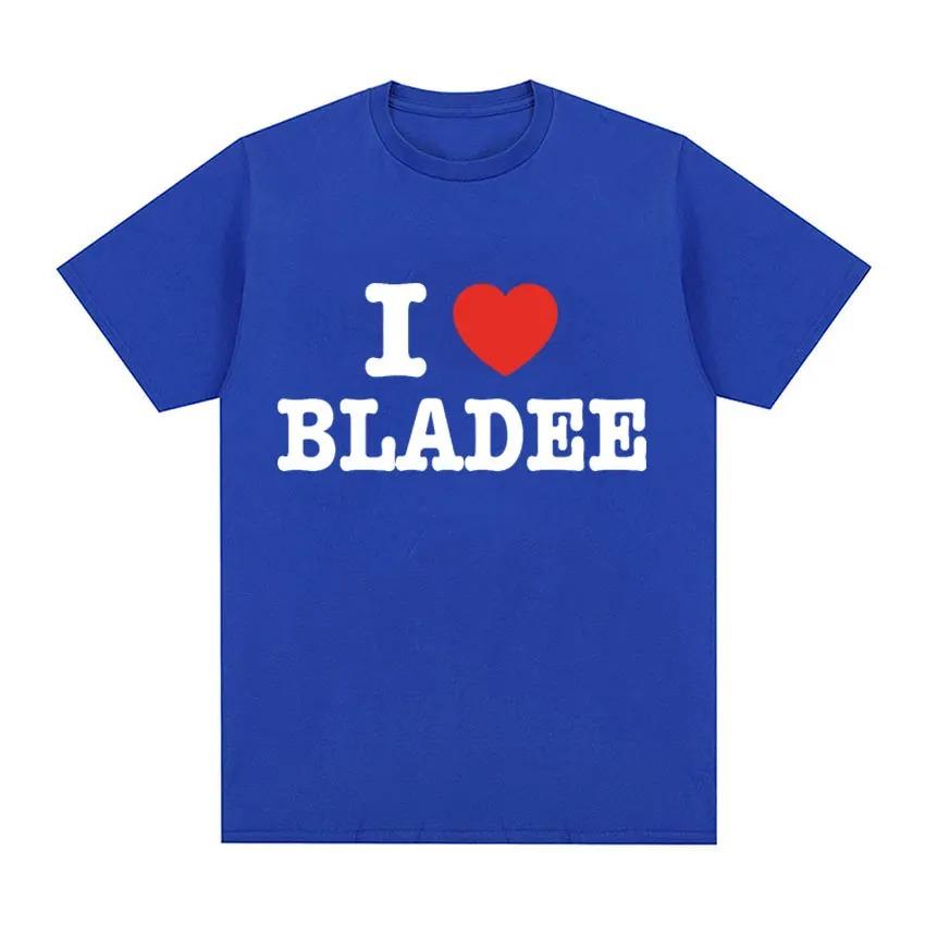 

Я люблю Bladee Drain Gang Принт Футболки Лето Мужская Женская Одежда Модная Футболка Повседневная Уютная Хлопковая Футболка с Коротким Рукавом Топы 4XL