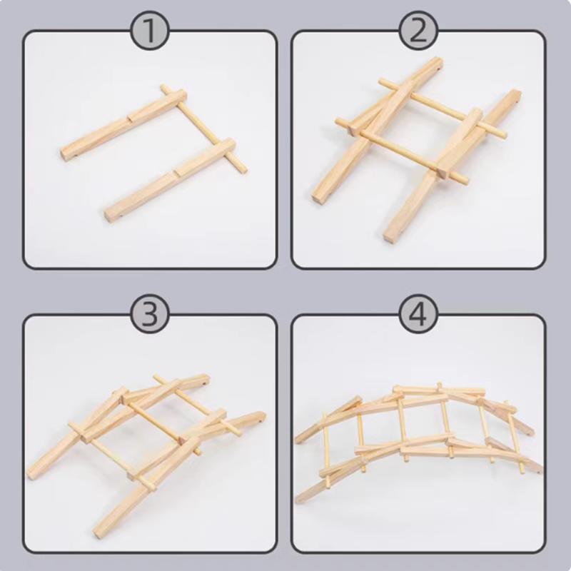 Beili Bridge Arch Bridge Model Children'S Puzzle Assembly Technology Small Maker Handmade Diy Material Package Student Gift