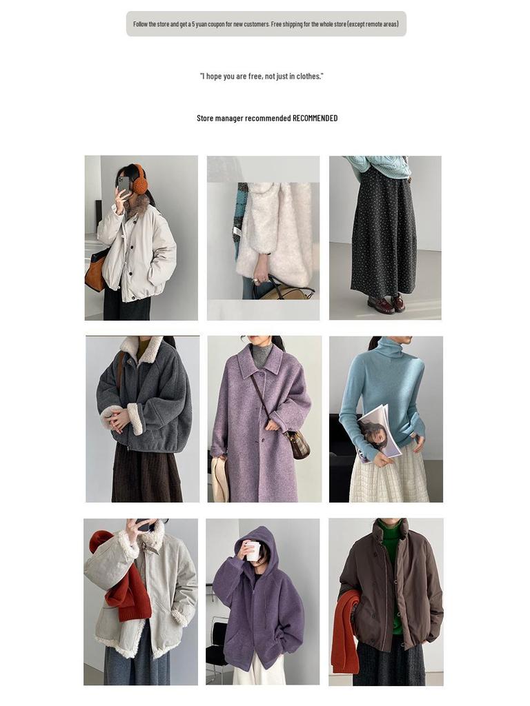 Korean Retro Plaid High Waist Midi Skirt - Women's Versatile A-Line 