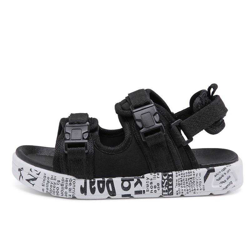 Children's Summer Fashion Lightweight Breathable Velcro Outdoor Casual Sandals Beach Shoes Slippers 26-37