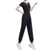 Women's Spring/Summer Yoga Suit Set - Short Sleeve Activewear for Outdoor Runs, Pilates, and Fitness Training