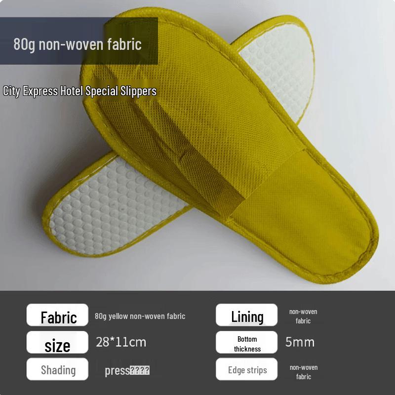 GUAIKEAI Disposable Non-Woven Slippers