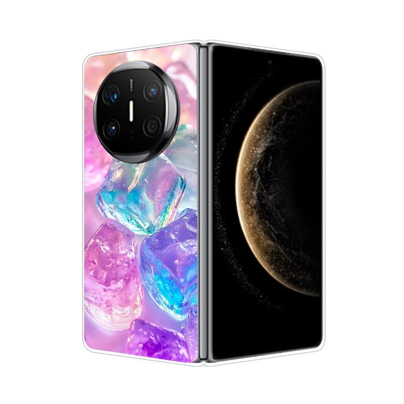 For HuaWei Mate X6 Case Marble Soft Hard PC Shell Back Cover For HuaWei Mate X3 X5 X6 X2 Full Coverage Phone Shell MateX6 Capa