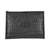 Black Mesh Pouch with Embroidered CD Logo