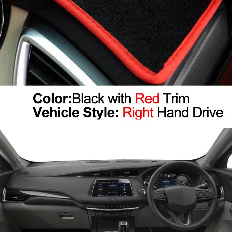 Auto Car Dashboard Cover DashMat Carpet Cape For Cadillac XT4 2018 2019 2020 2026 Center Console Protector Sun-Shade Non-Slip