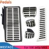 Car Pedals for Volkswagen VW Jetta MK6 LHD AT MT Parts Accelerator Gas Foot Brake Clutch Rest Pedal Cover Pad Kit