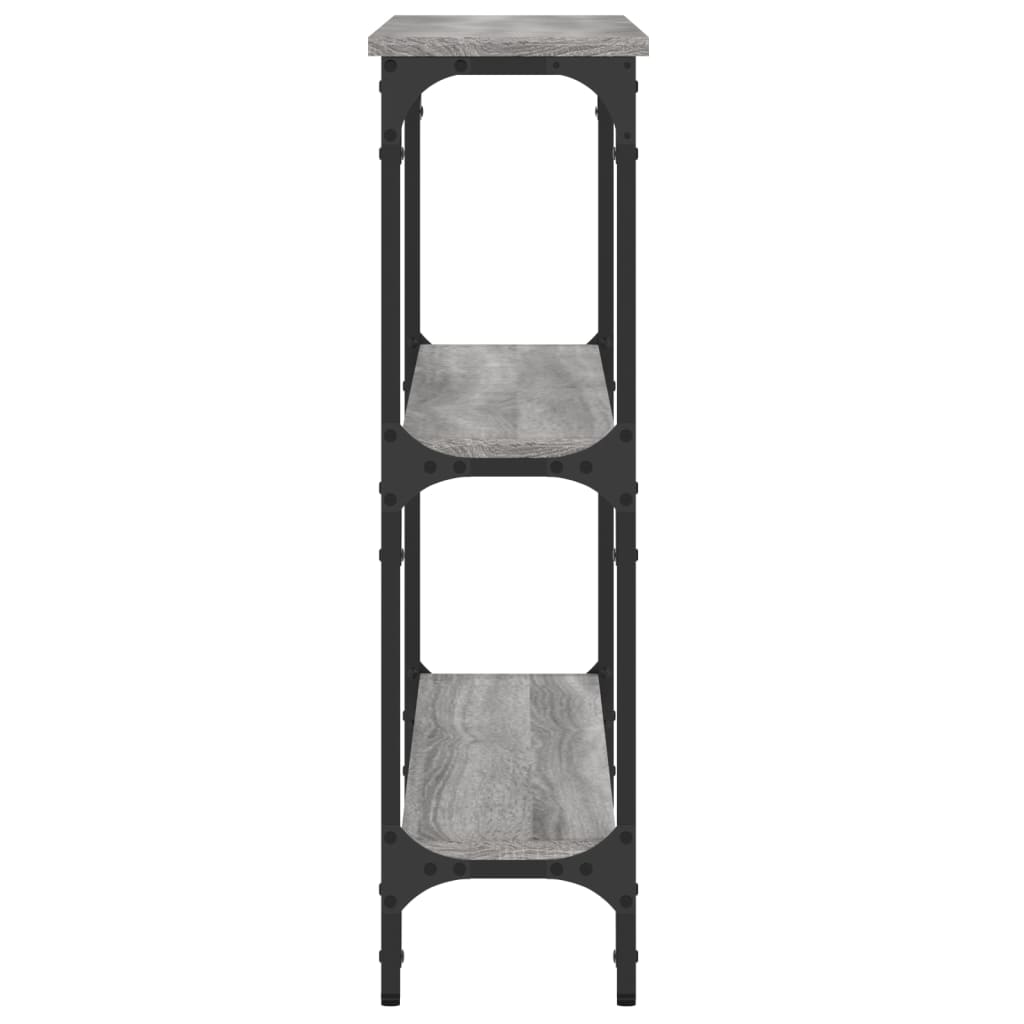 Vidaxl Console Table, Grey Sonoma Oak, 100X22.5X75 Cm