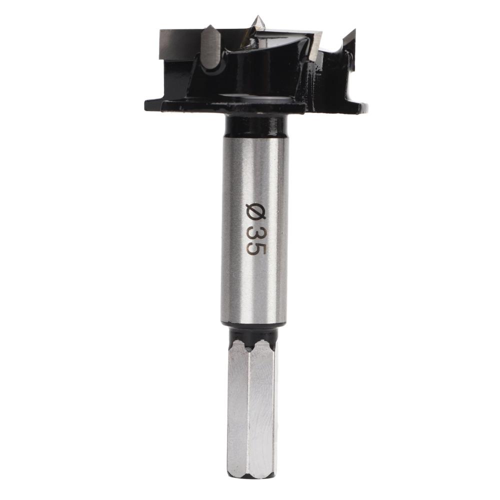 35mm Diameter Forstner Drill Bit 3 Blade Wood Cutter Tool Precision Wood Hole Saw For Woodworking