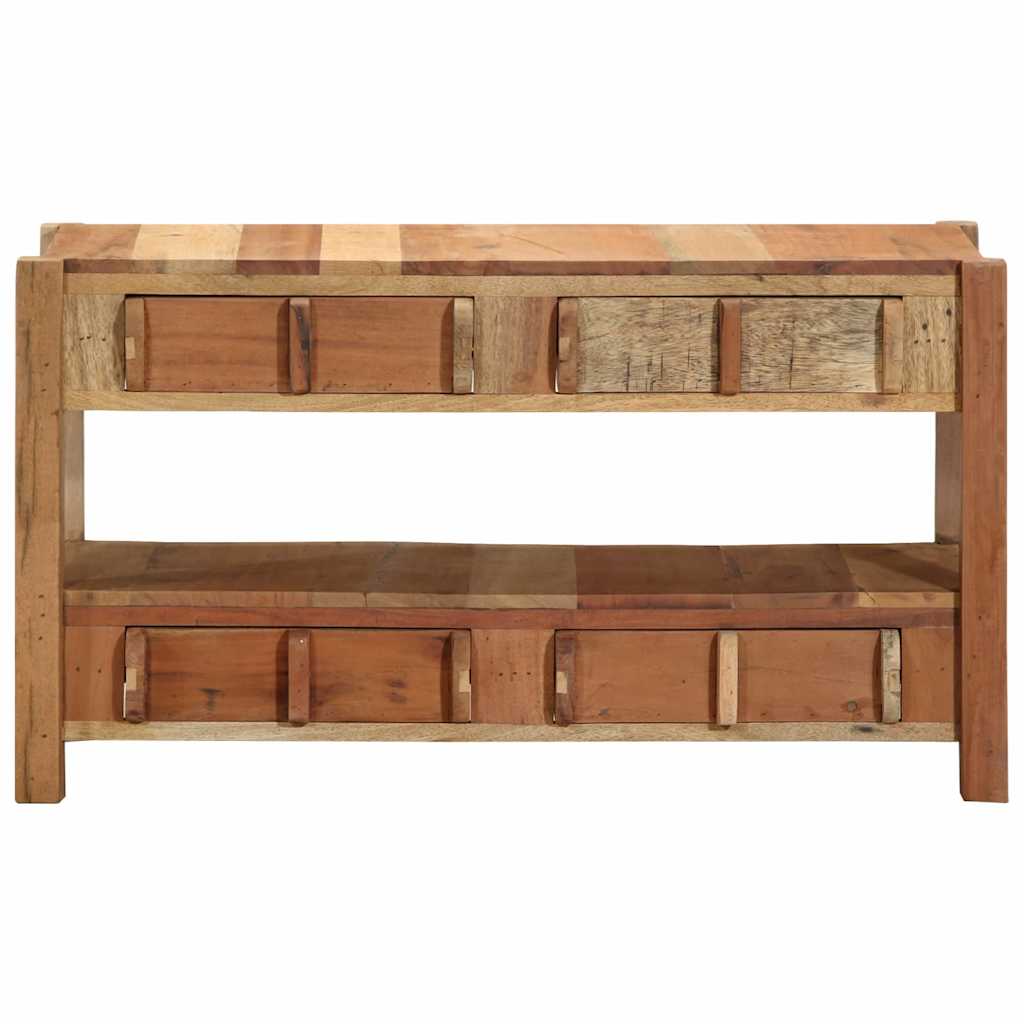 TV Stand in Brown 83 x 33 x 46 cm Solid Upcycled Wood