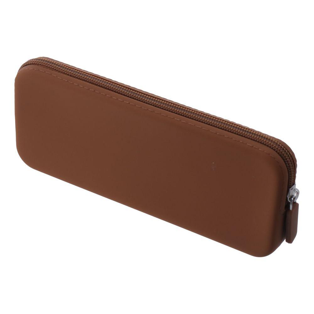 Multifunctional Pencil Case Silicone Silicone Pencil Case 20*8*2.5cm Cosmetic Bag Silicone Makeup Brush Bag For Daily