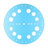 Freediving Bottom Plate Seawater Resistant Aluminum Alloy Dive Equipment for Deep Sea Diving Environment Blue