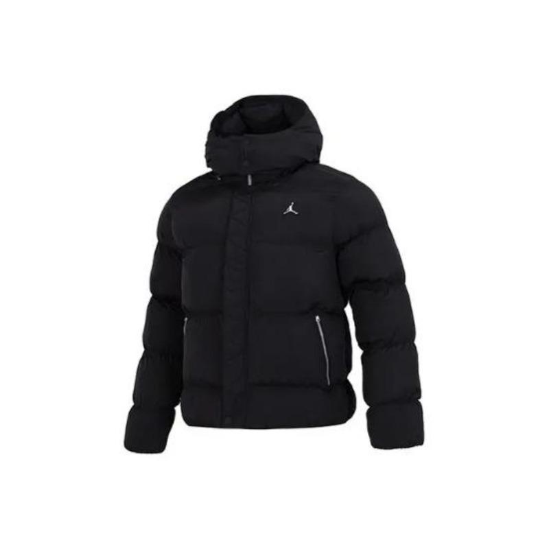 

Jordan Essentials Заявление Однотонный Логотип-наклейка Спортивная Повседневная Куртка с капюшоном Теплая на хлопковой подкладке DQ8105-010 Мужские размеры M чёрный