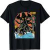 Giant Cthulhu Sunset Japanese T-Shirt