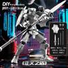 3D Printed Knight Mannequin Dummy Multi-Jointed Movable Shapeshift Robot Warrior 13 Action Figure Ornament Decoration For Kids