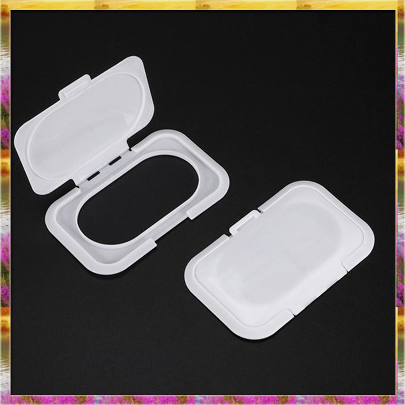Top Deals 50Pcs Reusable Baby Wipes Lid Baby Wet Wipes Cover Tissues Box Wet Paper Lid