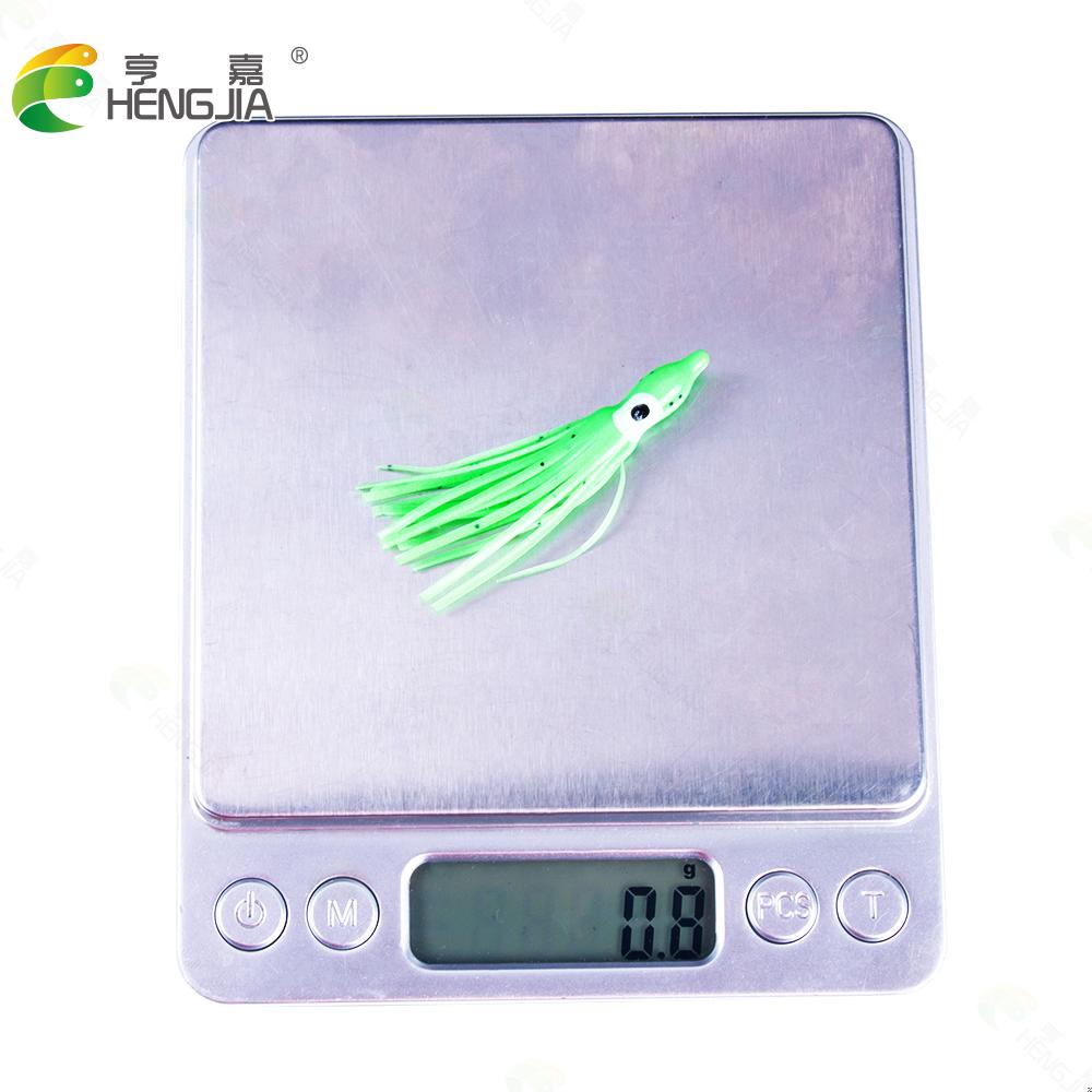 10Pcs 5CM Squid Skirts Octopus Soft Lure Fishing Lure Artificial Tuna Bait Pesca Octopus Wobblers  Sailfish Marlin Baits