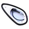 High Gloss Carbon Fiber Style Fin Antenna Radio Signal Aerial for Car Roof Decor