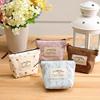 Fashion Flower Pattern Coin Purses Small Fresh Canvas Coin Wallet Lady Earphone Coin Key Money Storage Bag Zipper Pouch