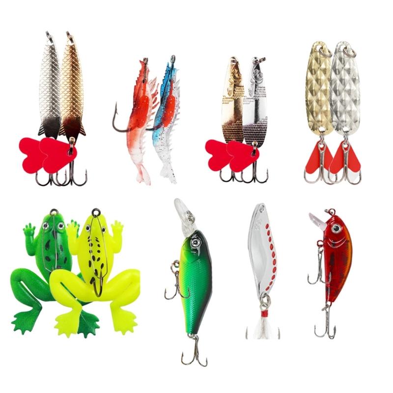 Fisherman's Delight Advents Calendar 2024 Fishing Enthusiast Advents Calendar 24Pcs Lures for a Christmas Countdowns