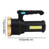 Strong Flashlight Rechargeable Handheld Compact Flashlight Rechargeable Torch With Side Light For Camping Hiking Outdoor
