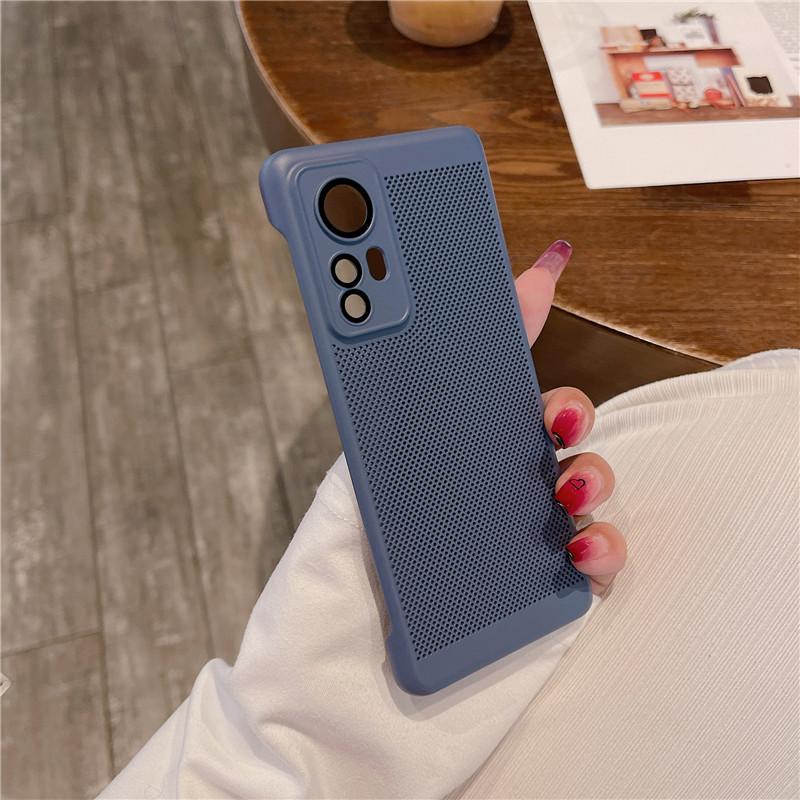 Carcasă fără cadru de disipare a căldurii cu film pentru lentile pentru Xiaomi 12 12x 12s 13 Pro Lite Civi2 Grilă de răcire respirabilă Husă tare pentru PC Protectie din spate