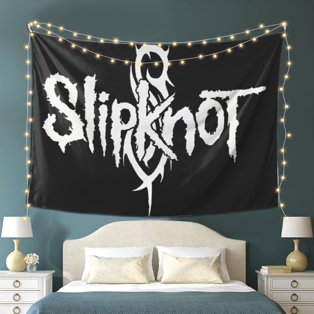 Slipknot Logo Tapestry - Modern Wall Art for Home Styling, Perfect for Living Rooms and Bedrooms, Unique Design