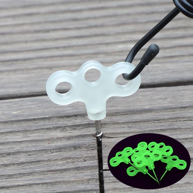 Stainless Steel Luminous Screw Peg for Camping Tents