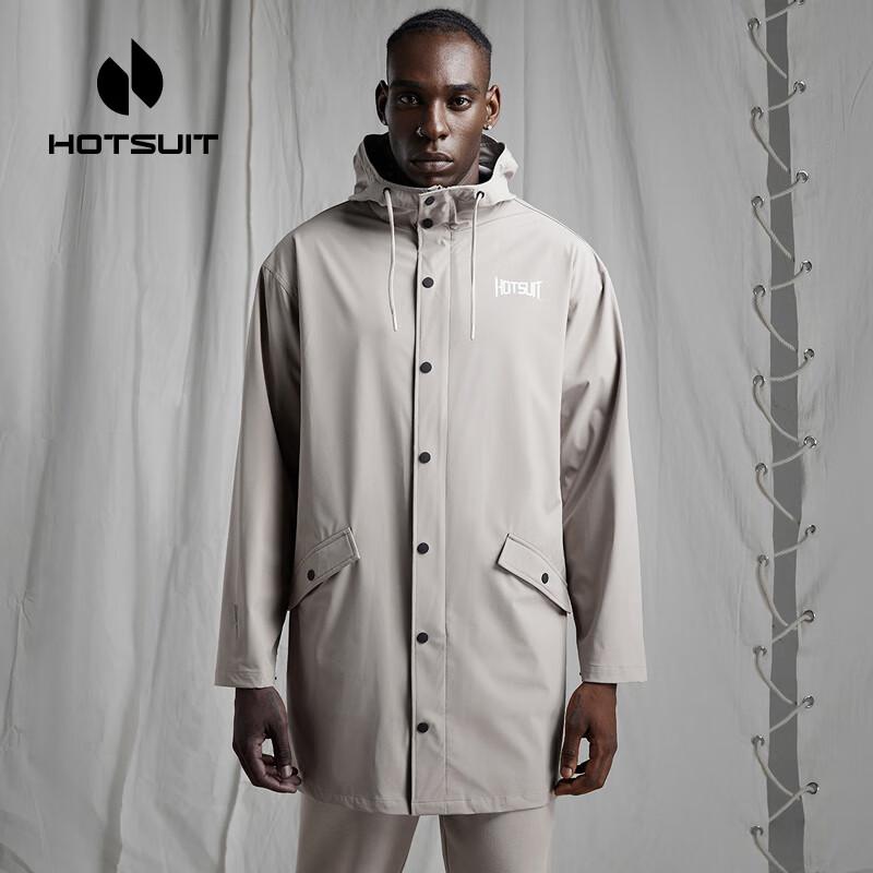 HOTSUIT Men s Hooded Open-Front Windbreaker Jacket XL