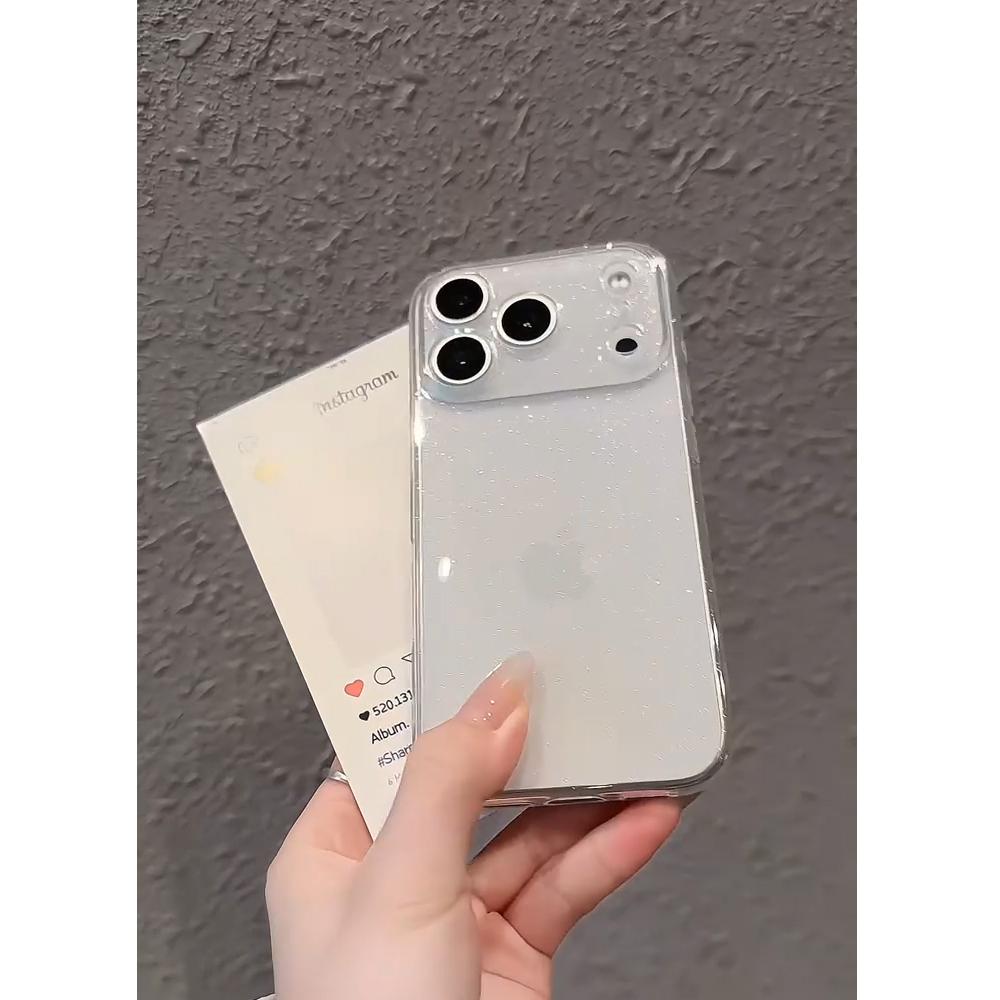 Soft TPU Cute Clear Glitter Case For For Iphone 17 Air 16E 16 Pro Max 1 Plus 14 13 12 11 Women Girls 17air Phone Cover Accessories