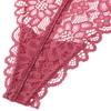 Ženy Sexy Úžasné Kalhotky Nízký pas Krajkové Spodní prádlo Dámská G String Tanga Temptation Bow T-back Transparentní spodní prádlo