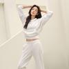 ANDAR Soft Fleece Crop Hoodie