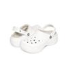 Crocs Sapato feminino S classic plataforma forrado com pele para ambientes internos 207938 100