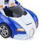 Verwandelbares Auto Spielzeug Stoßfest Duale Trägheit Robust Langlebig Roboterauto Spielzeug für Kinder Jungen Blau