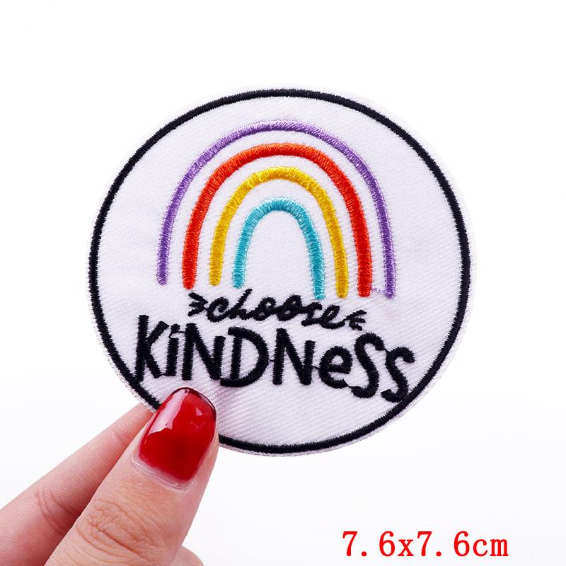 Cartoon Cup/Letter Slogan Embroidered Patches Hats Jackets Embroidery DIY Iron On Patches For Clothing Thermoadhesive Patches