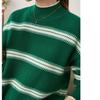 Zhaojun Women's Autumn/Winter Pure Cashmere Striped Half-High Collar Knit Sweater