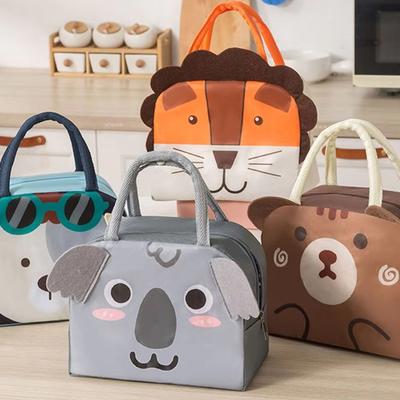 Lunchtasche Cartoon Tragetasche Studenten Bento Tasche Aluminiumfolie isolierte Mahlzeitentasche Reisbox Tasche