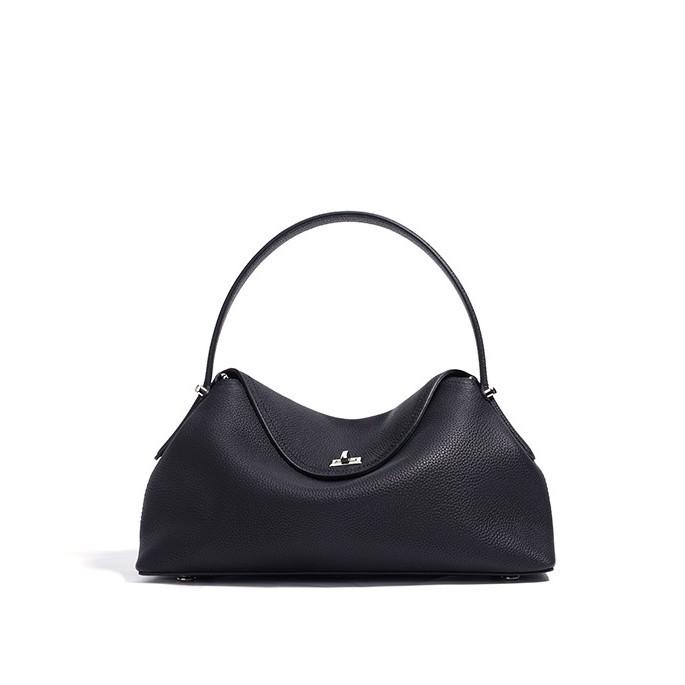 Versatile bag simple leather fashion spring handbag first layer cowhide new 2025 premium shoulder messenger bag