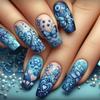 24 Pezzi Unghie Finte French Press Semplici Punte Unghie Design Striscia Amore Unghie Finte Quadrato Corte Donna Acrilico Copertura Completa Nail Art Unghia Finta