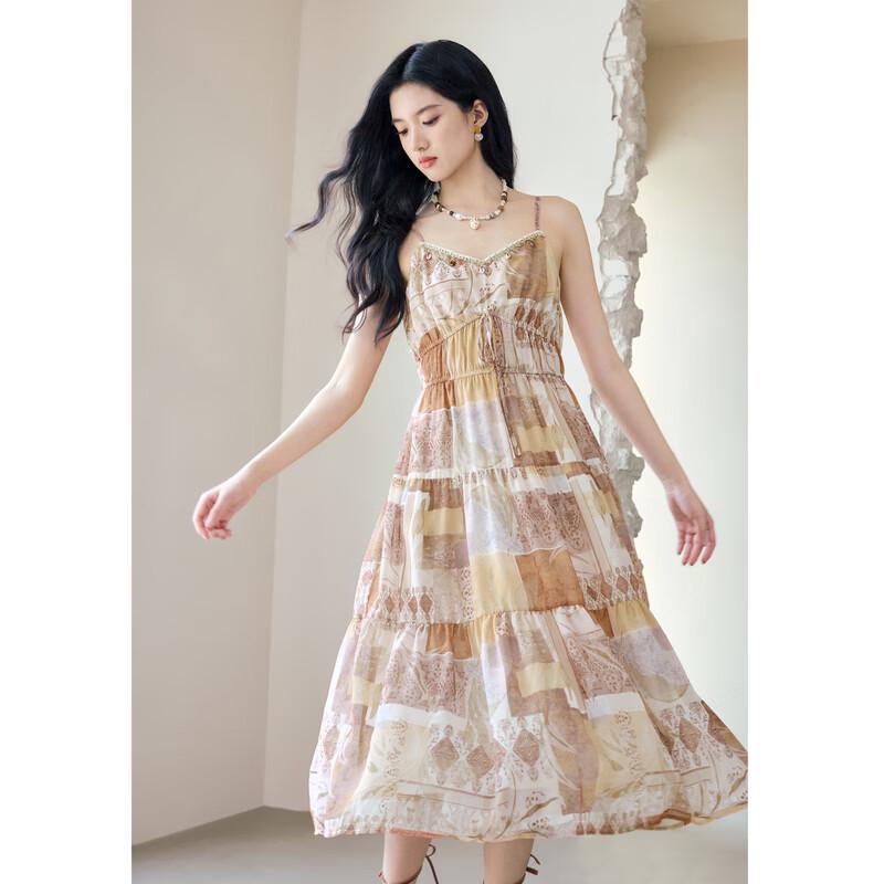 

Classic V-Neck Slip Midi Dress S